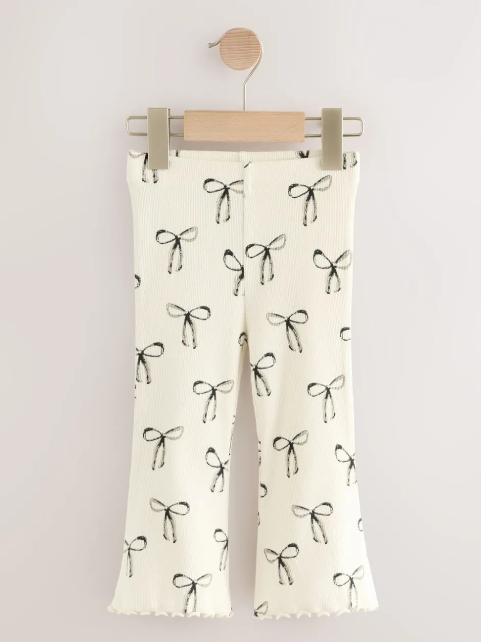 Broeken En Leggings*Next - Set van 5 flared leggings (3mnd-7jr) Dierenprint