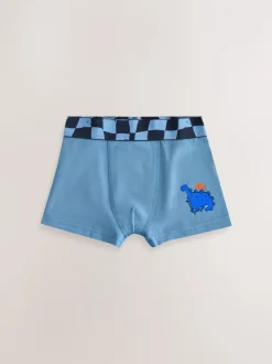 Ondergoed*Next - Junior karakter trunks 5 verpakking (1,5-16jr) Dino Checkerboard