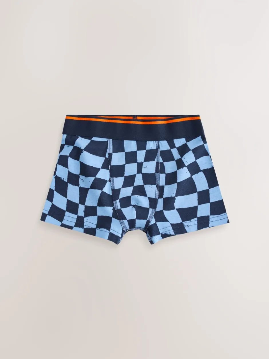 Ondergoed*Next - Junior karakter trunks 5 verpakking (1,5-16jr) Dino Checkerboard
