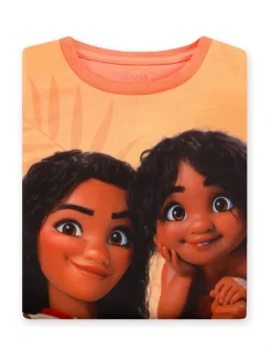 Nachtponnen*Character Disney Moana en Simea nachtjapon met personage print 2