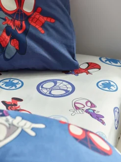 Kinderbeddengoed|Beddenlakens En Kussenslopen|Next Disney Spidey and His Amazing Friends hoeslaken van 100% katoen