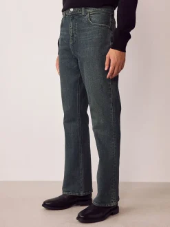 Jeans|Next - Bootcut - Vintage wash denim jeans Donker getint