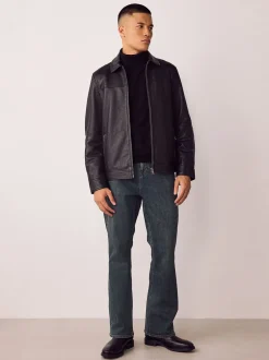 Jeans|Next - Bootcut - Vintage wash denim jeans Donker getint