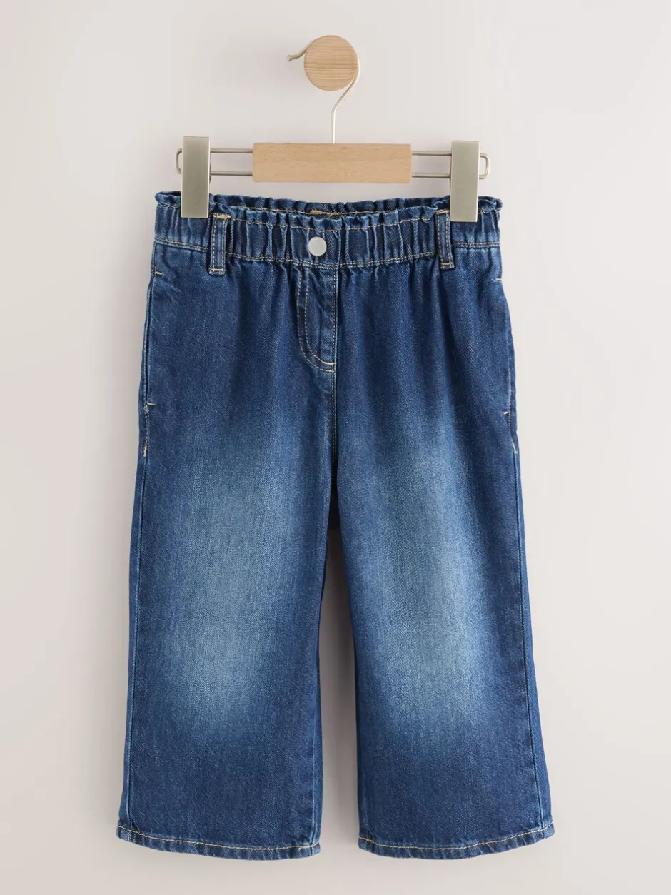 Jeans En Joggingbroeken|Jeans|Next - Jeans met wijde pijpen (3 mnd-7 jr) Donker gewassen denim