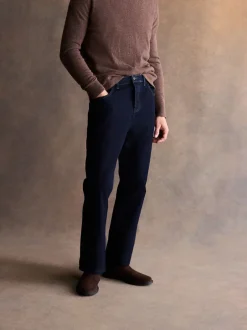 Jeans|Next - Bootcut - Vintage wash denim jeans Donker indigo met wassing