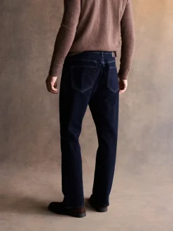 Jeans|Next - Bootcut - Vintage wash denim jeans Donker indigo met wassing