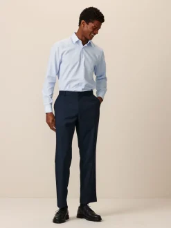 Formele Broek*Next - 2 Modieuze broeken zonder bandplooi Donkerblauw