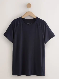 Sportkleding*Next - Active Crew Neck Short Sleeve T-Shirt Donkerblauw