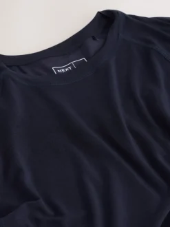 Sportkleding*Next - Active Crew Neck Short Sleeve T-Shirt Donkerblauw