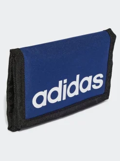 Portemonnees*adidas - portemonnee met lineair logo Donkerblauw
