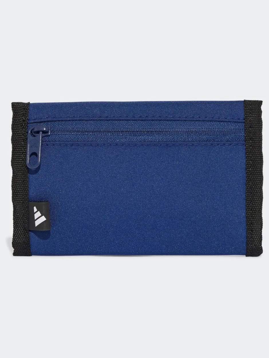 Portemonnees*adidas - portemonnee met lineair logo Donkerblauw