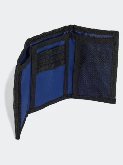 Portemonnees*adidas - portemonnee met lineair logo Donkerblauw