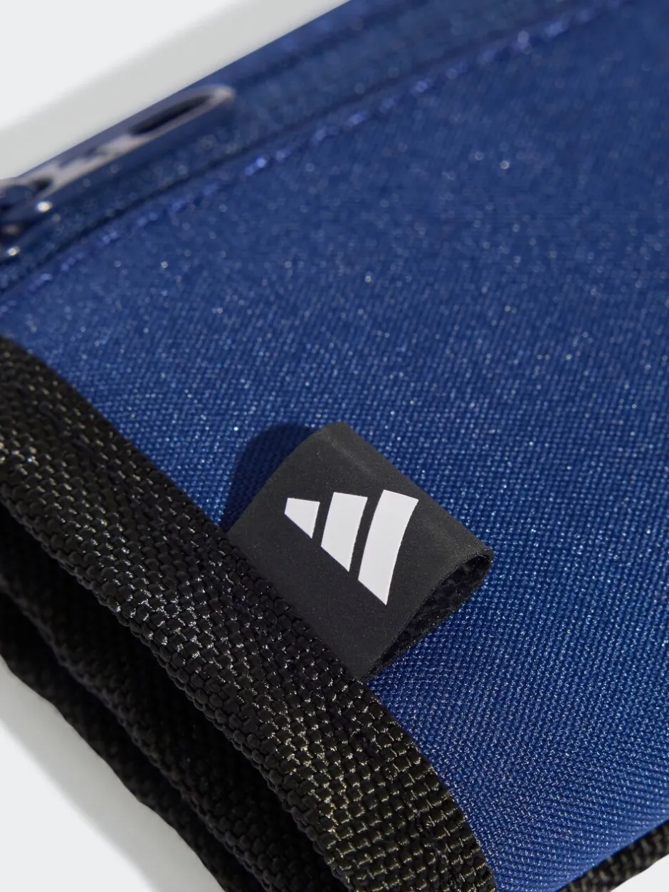 Portemonnees*adidas - portemonnee met lineair logo Donkerblauw