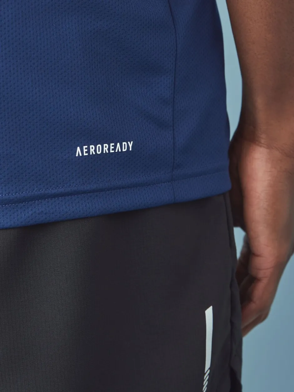 Sportkleding*adidas Donkerblauw - Train Essentials trainingsshirt