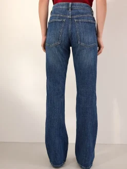 Jeans|Next - Authentieke jeans met bootcut Donkerblauw
