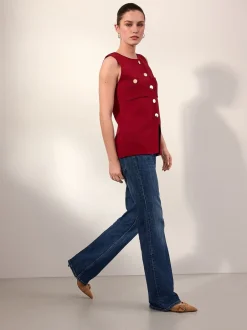 Jeans|Next - Authentieke jeans met bootcut Donkerblauw