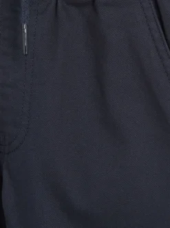 Broeken En Chino's*Next - Broek met geribde elastische taille (3-16 jr) Donkerblauw
