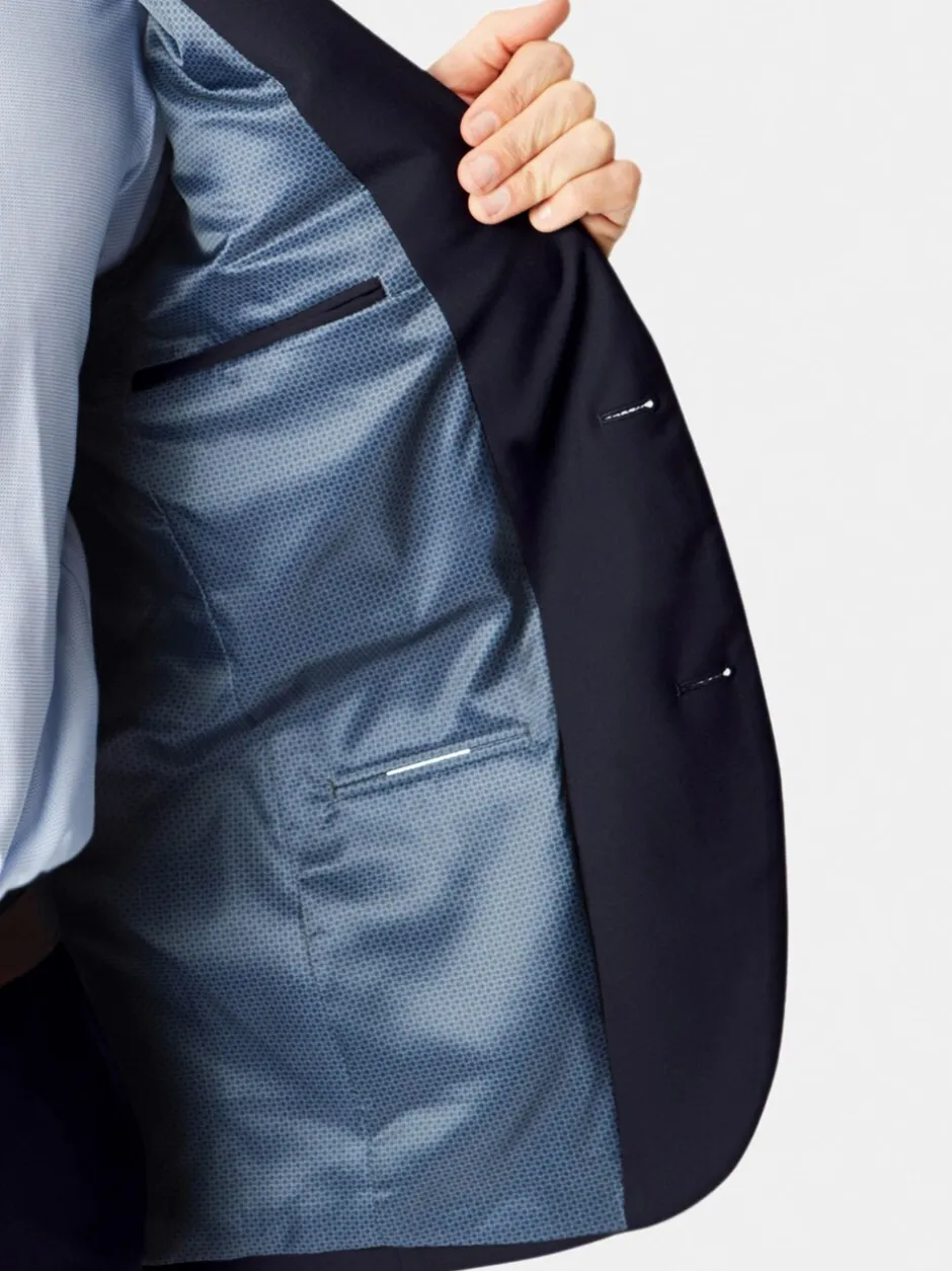 Formele Broek*Brook Taverner - Tailored Fit Washable Suit Jacket Donkerblauw