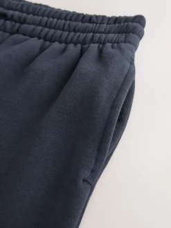 Loungewear|Joggingbroeken*Next - Brushback Heavyweight Open Joggers Donkerblauw