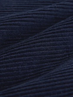 Broeken|Next - Cord Wide Leg Trousers With Scarf Donkerblauw