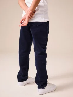 Broeken En Chino's|Next - Corduroy broek (3-16jr) Donkerblauw