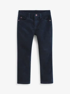 Broeken En Chino's|Next - Corduroy broek (3-16jr) Donkerblauw