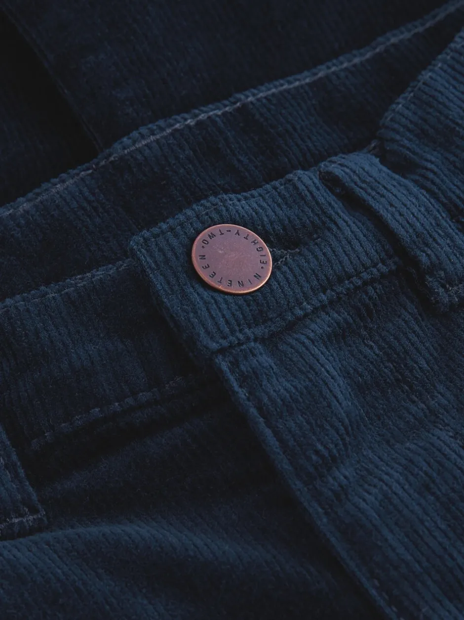 Broeken En Chino's|Next - Corduroy broek (3-16jr) Donkerblauw