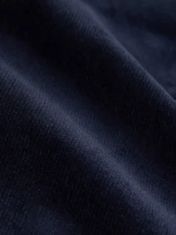 Rokken*Next Donkerblauw - Corduroy minirok