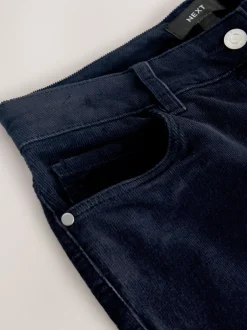 Broeken*Next - Corduroy skinny broek Donkerblauw