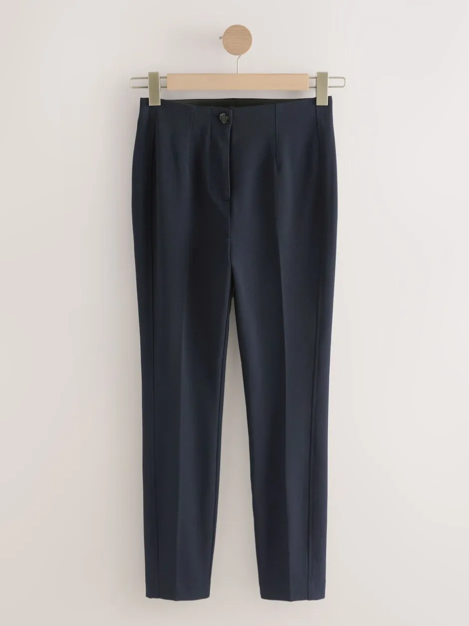 Kostuums En Werkkleding|Broeken|Next - Corrigerende broek met grote zakken Donkerblauw