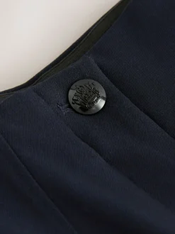 Kostuums En Werkkleding|Broeken|Next - Corrigerende broek met grote zakken Donkerblauw