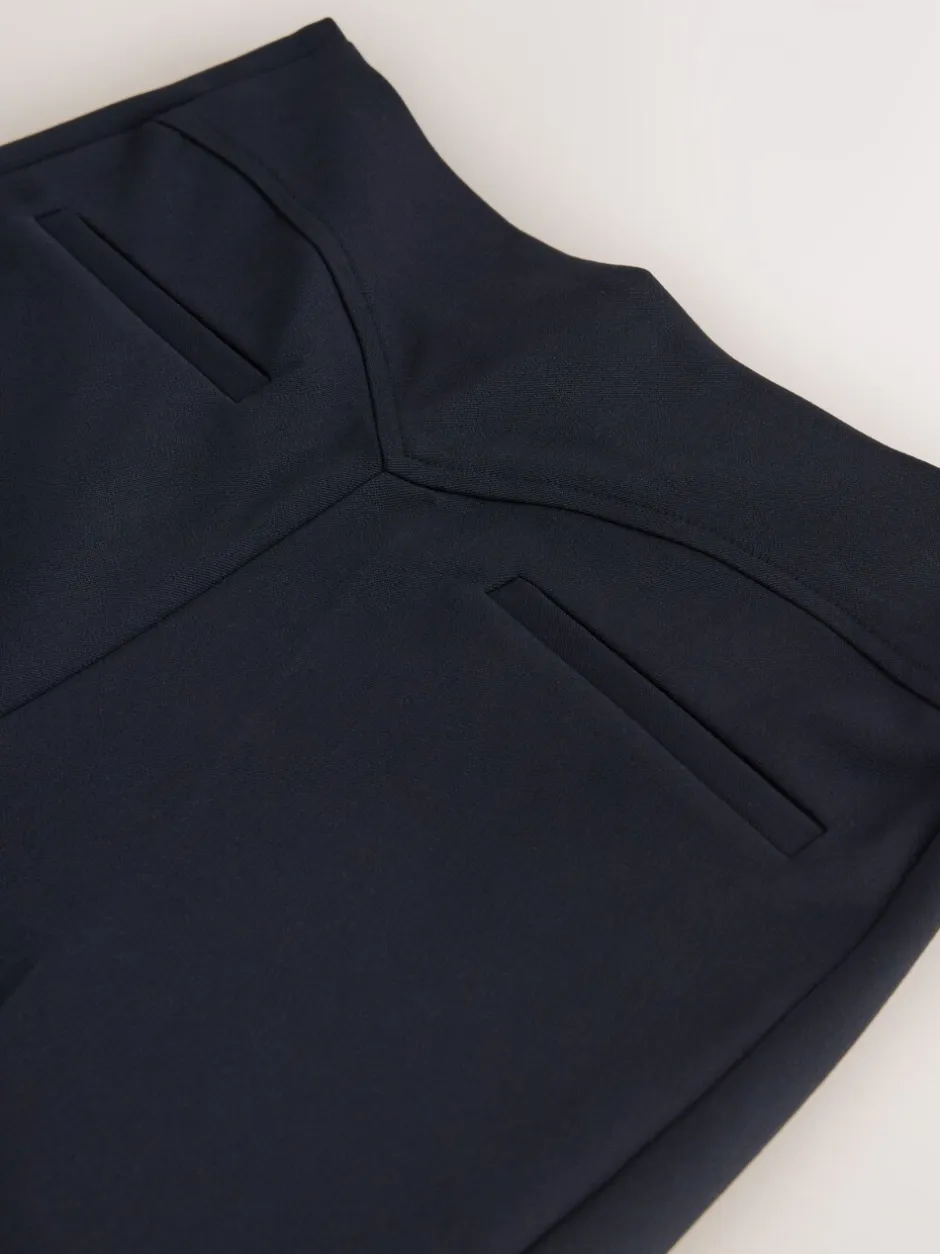 Kostuums En Werkkleding|Broeken|Next - Corrigerende broek met grote zakken Donkerblauw