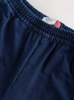 Jeans*Next - Denim Jersey Broeken met Barrel jeans Donkerblauw