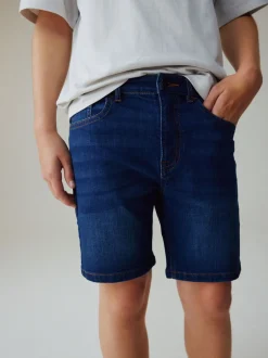 Shorts*Next - Denim short (3-16 jr) Donkerblauw