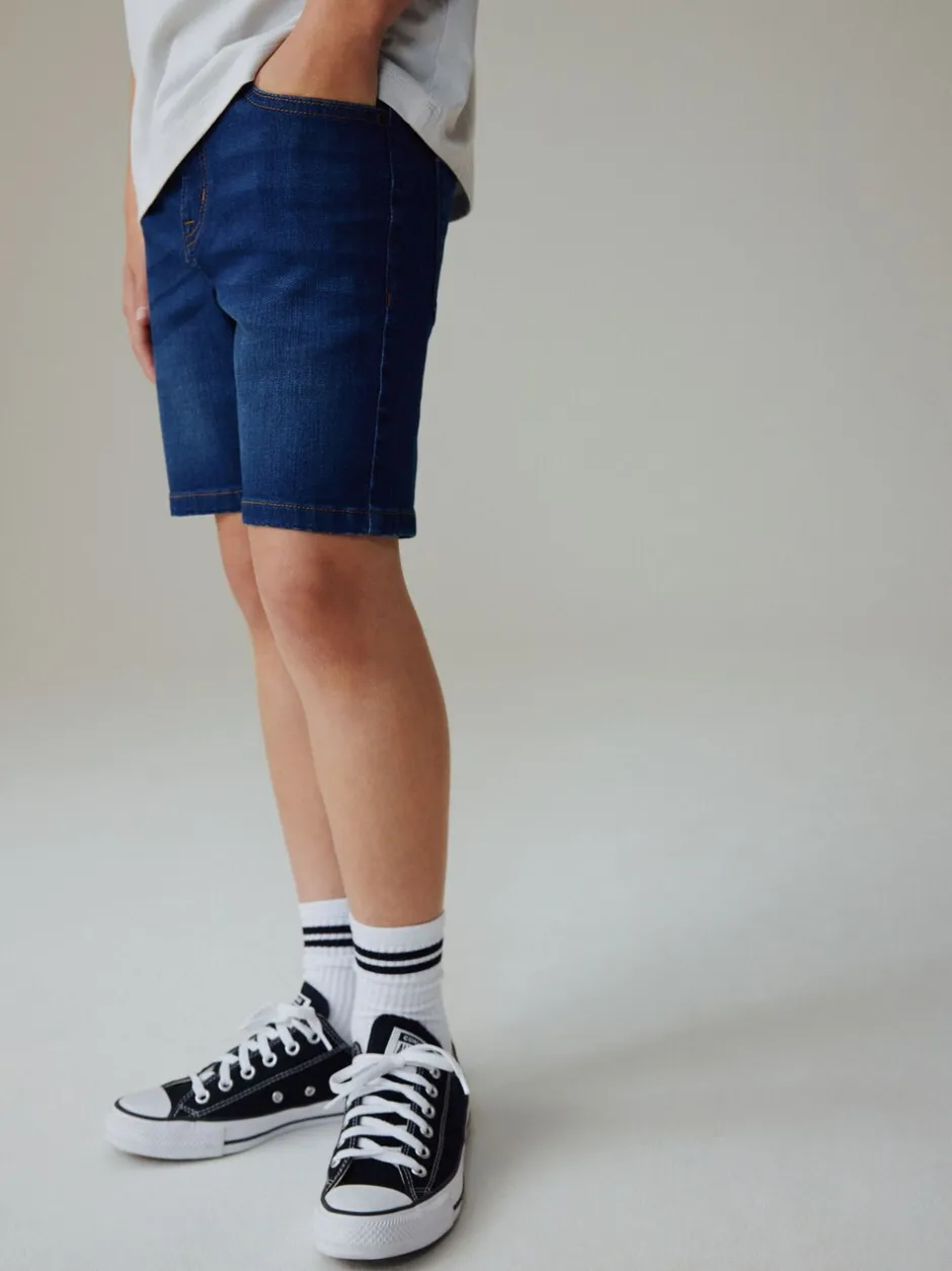 Shorts*Next - Denim short (3-16 jr) Donkerblauw
