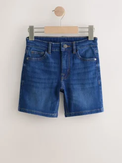 Shorts*Next - Denim short (3-16 jr) Donkerblauw