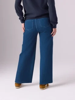 Moederschap*Next Donkerblauw - Denim zwangerschapsleggings met wijde pijpen