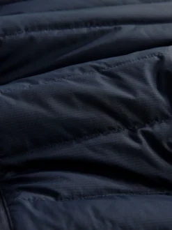 Jassen En Jacks*Next - Douchebestendige lichtgewicht pufferjas met capuchon Donkerblauw