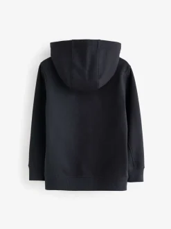 Schoolkleding|Sweaters En Hoody´S*Next Donkerblauw - Effen hoodie met doorlopende rits (3-16 jr)