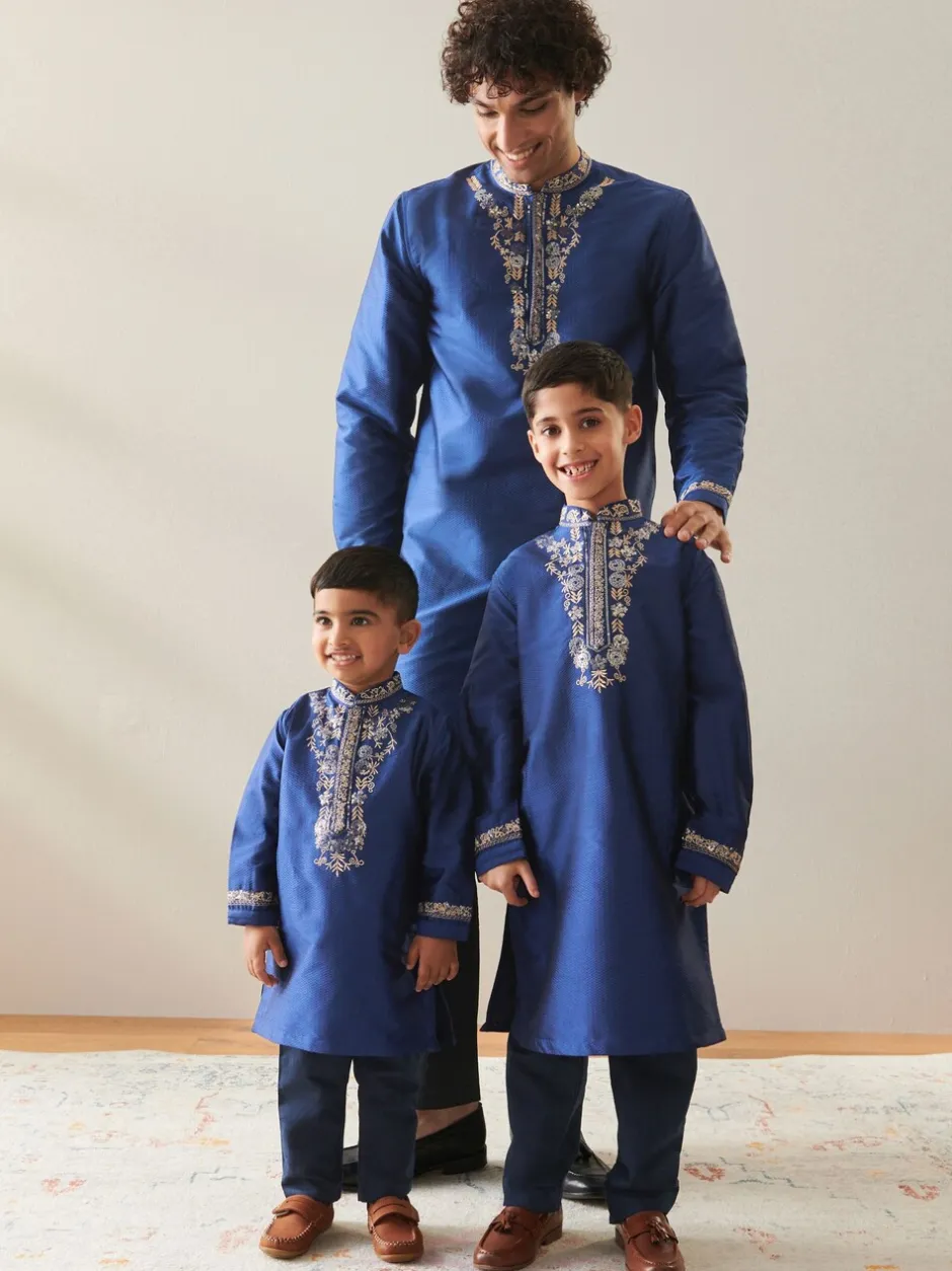 Kurtas|Shirts|Next Donkerblauw - Eid Koerta (3mnd -16jr)