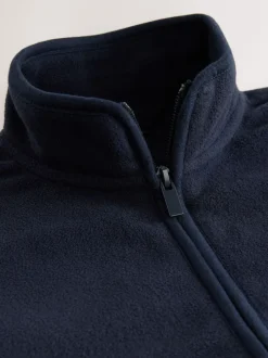 Schoolkleding|Schoolkleding*Next - Fleece jack met rits en zakken (3-16 jr) Donkerblauw