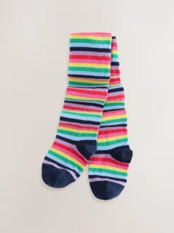 Sokken En Panty's|Sokken En Panty's*Next Donkerblauw - Gestreepte maillot met hoog katoengehalte