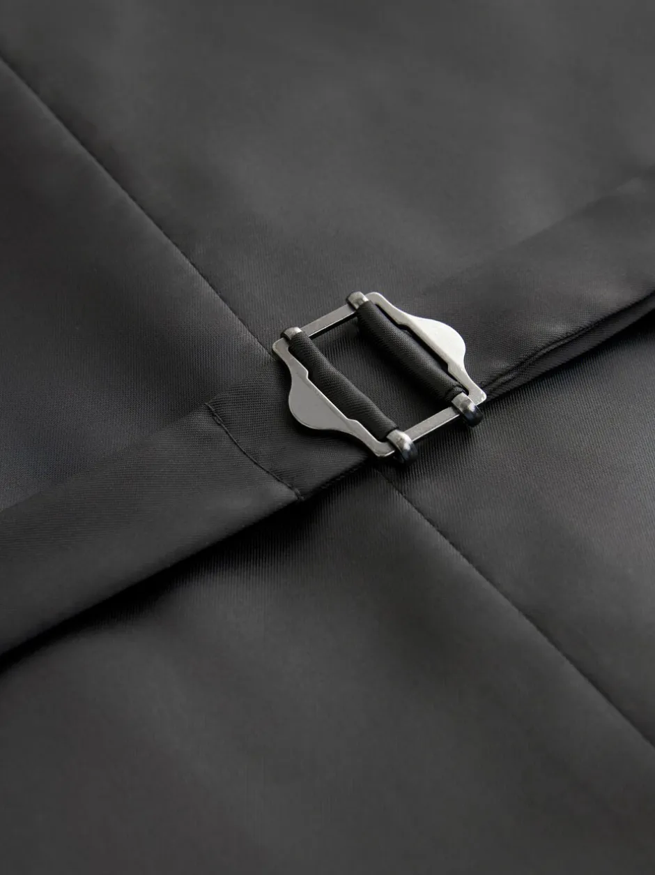 Vesten*Next Donkerblauw - Herenvest met textuur