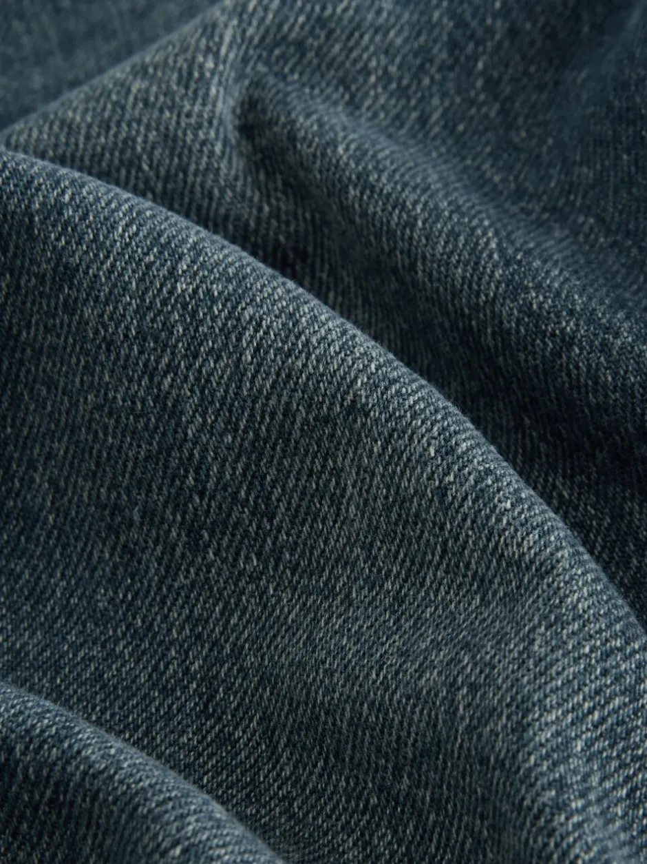 Jeans*Next Donkerblauw - Jeans met omgeslagen wijde pijpen (3-16jr)