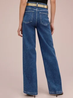 Jeans*Next - Jeans met wijde pijpen Donkerblauw