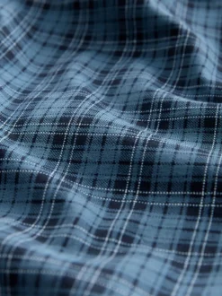 Pyjama's|Next Donkerblauw - Jersey Check Pyjamas Shorts 2 Pack