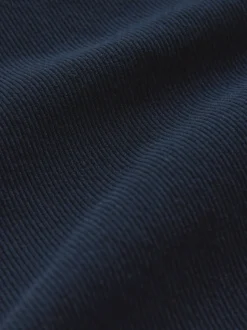 Formele Overhemden|Jassen En Jacks|Next Donkerblauw - Jersey keperstof Overshirt met drukknopen