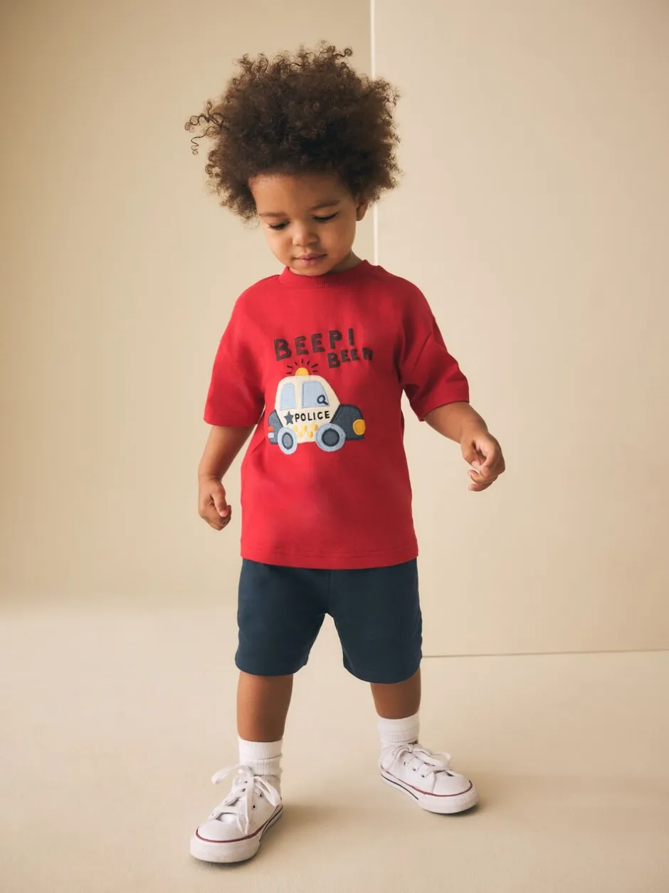 Shorts|Shorts|Next Donkerblauw - Jersey short (3 mnd-7 jr)