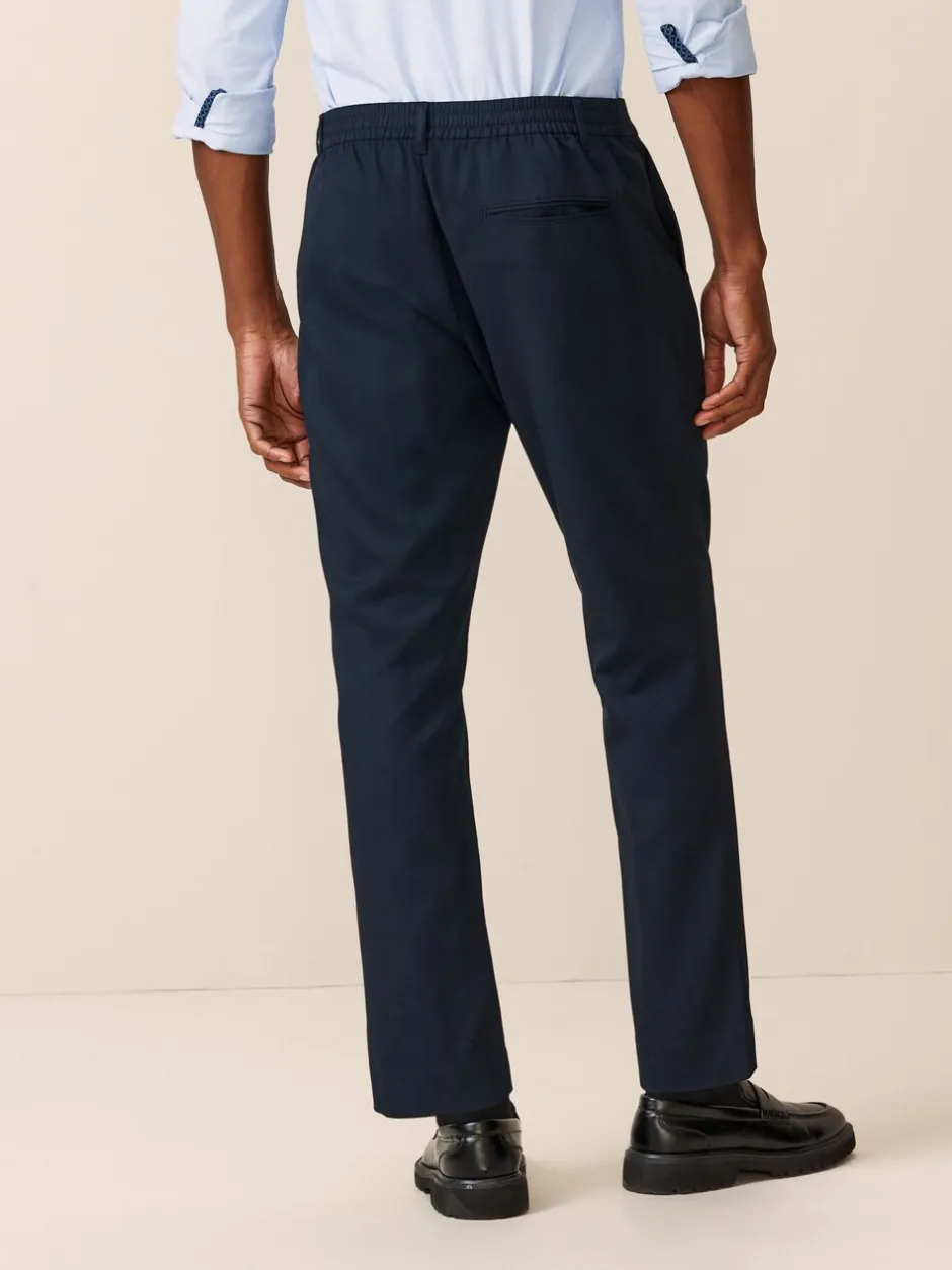Formele Broek|Next - Joggingbroek met elastische tailleband en effen voorkant Donkerblauw