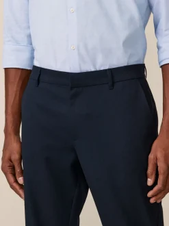 Formele Broek|Next - Joggingbroek met elastische tailleband en effen voorkant Donkerblauw